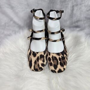 ASOS DESIGN
Socco Mid Block Heeled Mary Jane Shoes In Leopard